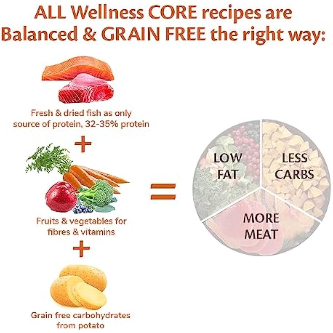 Wellness CORE Adult Ocean Salmon & Tuna Grain-Free Dog Food - 10kg