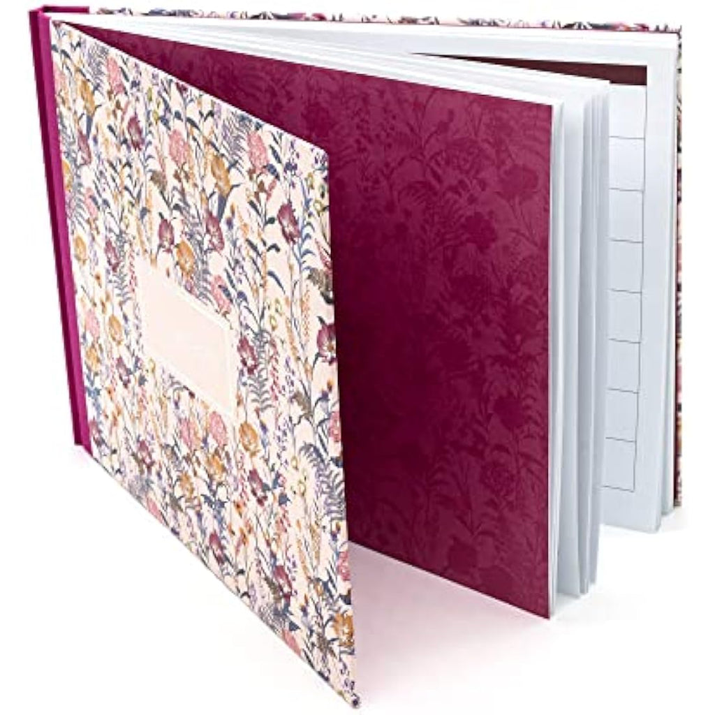 Pukka Pad Bloom A4 Visitors Book – 768 Entry Spaces – 120GSM Cream Paper