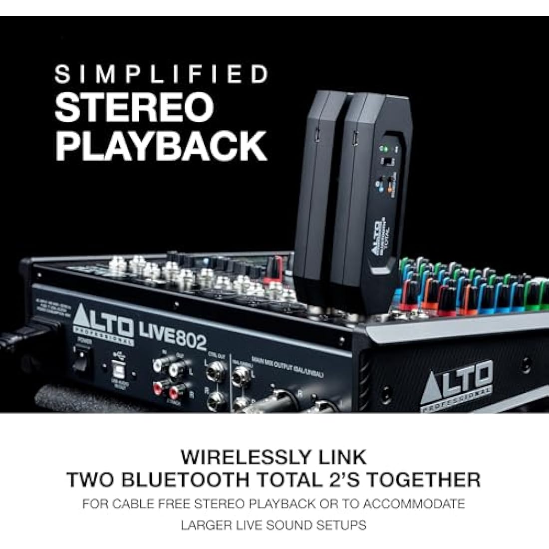 Alto Bluetooth Total 2 XLR Receiver for PA Systems and Mixers