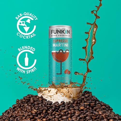 Funkin Nitro Espresso Martini Pre-Mixed Cocktail Cans - 12 x 250ml