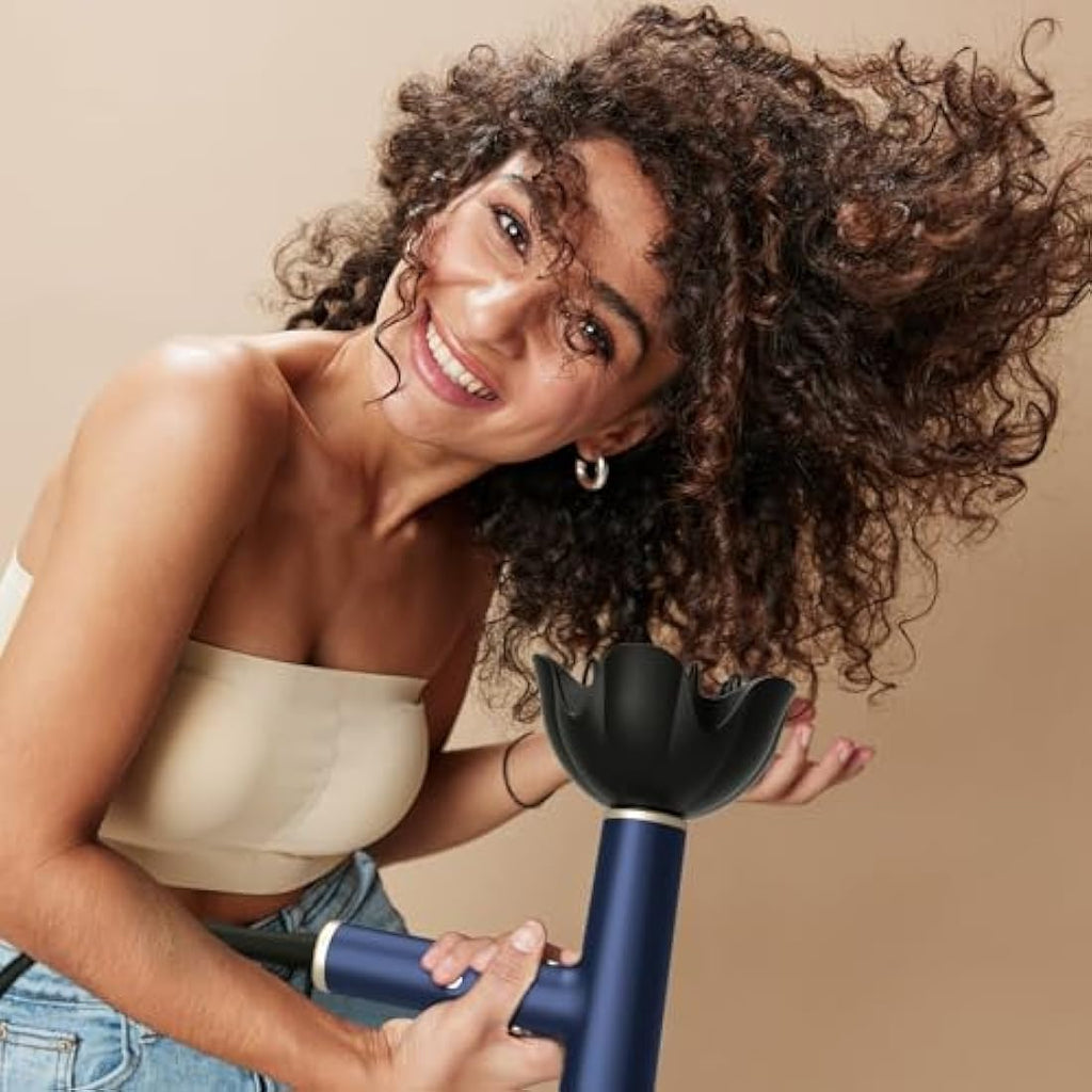 YAPOY High-Speed Ionic Hair Dryer | 110,000 RPM Fast Drying – Blue