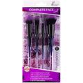 Brushworks HD Complete Face Makeup Brush Set - 4 Piece Vegan Tool Kit