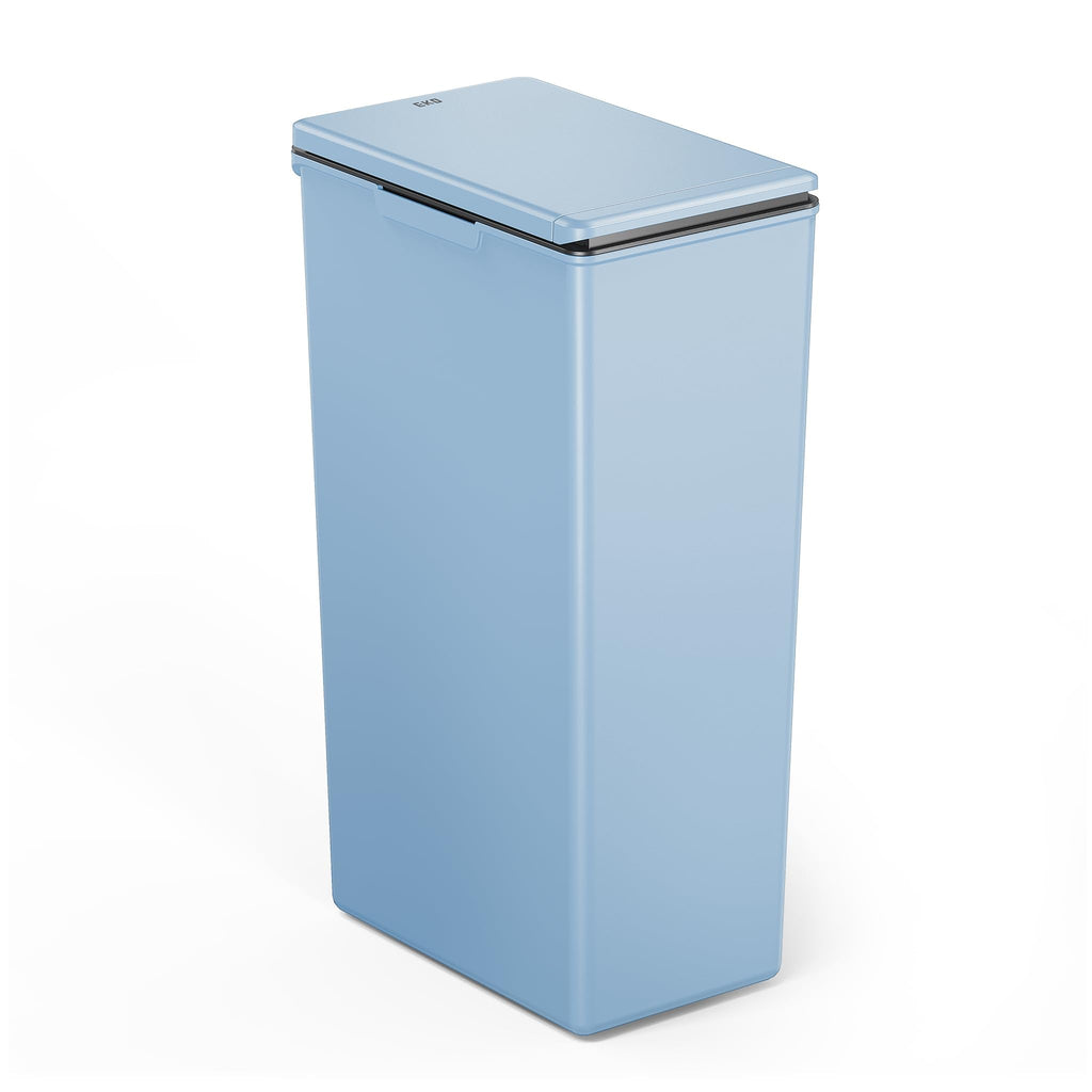 EKO Morandi Touch Recycling Bin – 30L Modular Kitchen Waste Bin, Blue