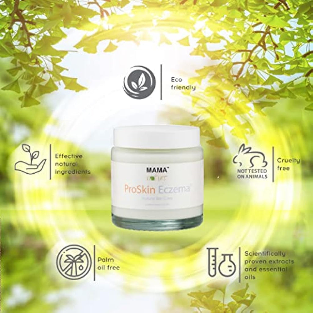 Mama Nature Eczema Relief Cream | Natural Dermatitis Lotion - 100ml
