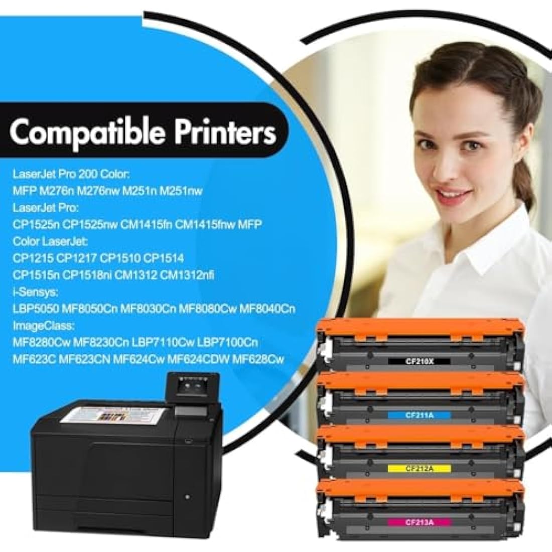Jolof Store 131X 131A Compatible Toner Cartridge Multipack for HP LaserJet