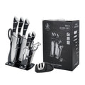 Ever Rich 13-Piece Stainless Steel Kitchen Knife Block Set - Ultra Sharp
