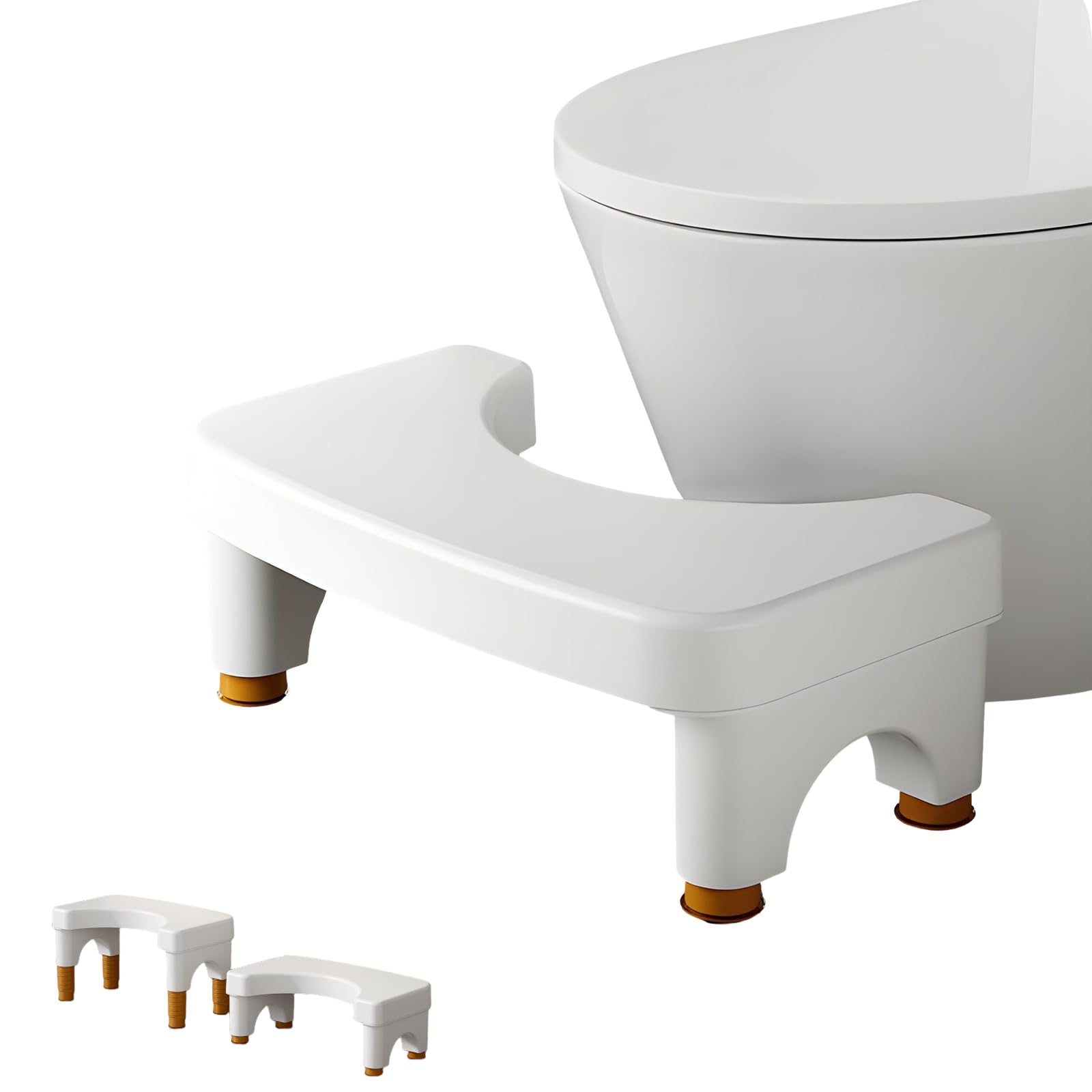 Adjustable Toilet Squat Stool – Non-Slip Ergonomic Potty Aid