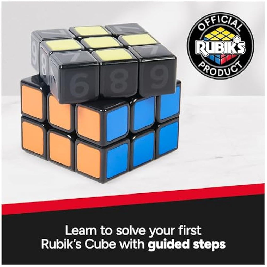 Rubik’s Coach Cube – 3x3 Learning Puzzle with Peel to Reveal Stickers