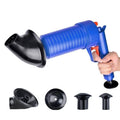 Jolof Store High Pressure Air Drain Blaster – 4-Head Toilet Plunger Set