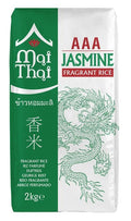 Mai Thai AAA Jasmine Fragrant Rice - 2kg Long Grain (Pack of 6)