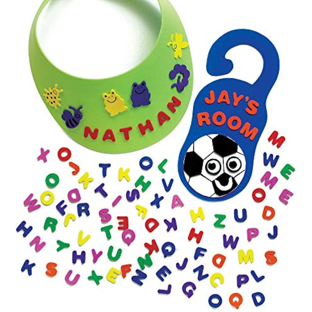 Baker Ross Puffy Alphabet Stickers – 600 Self Adhesive Foam Letters