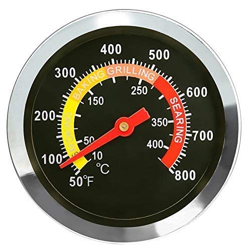BBQ Thermometer – 6cm Stainless Steel Smoker Grill Gauge