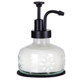 Jolof Store Glass Soap Dispenser | Farmhouse Kitchen & Bathroom Pump
