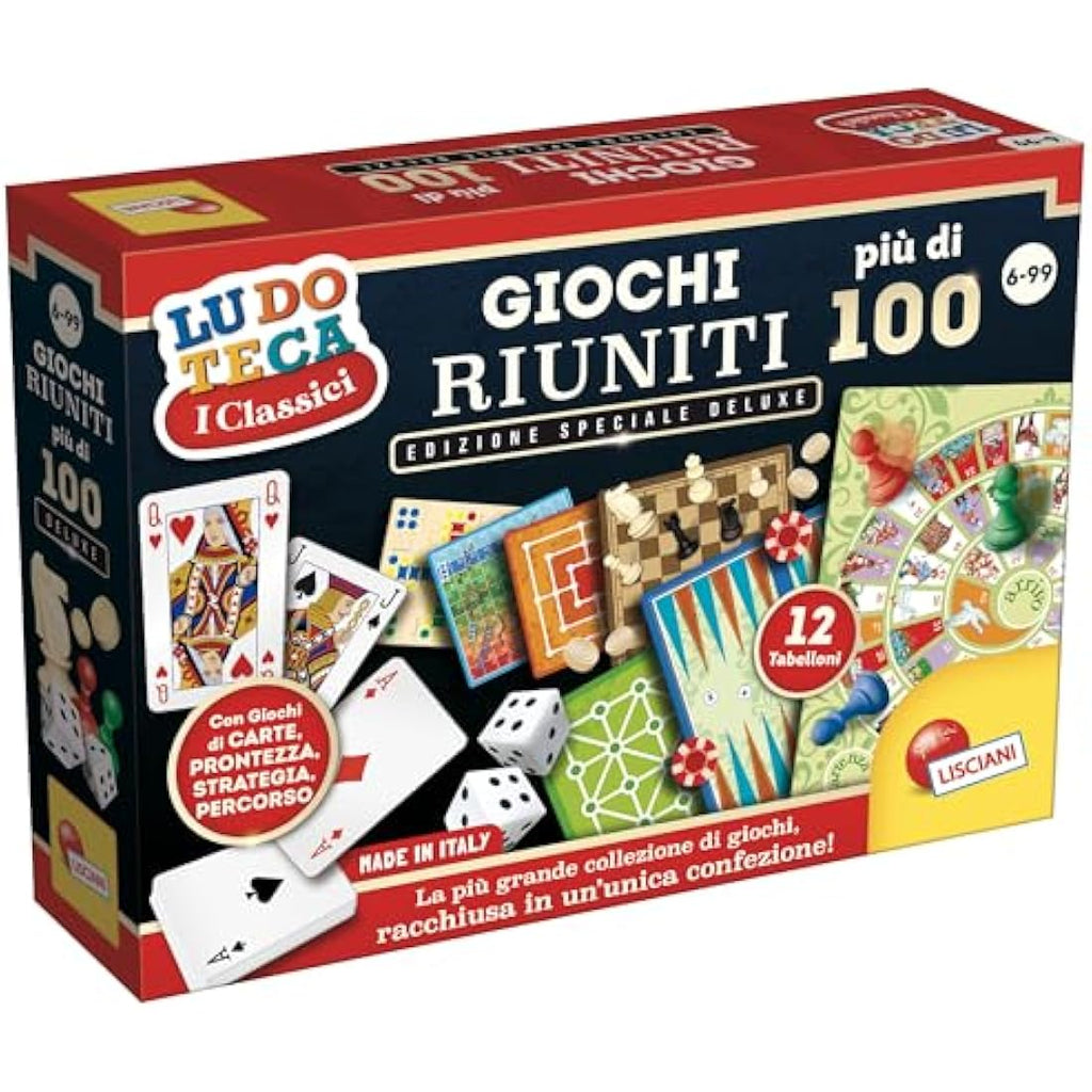 Liscianigiochi Riuniti More Than 100 Deluxe Box - Board Game Collection