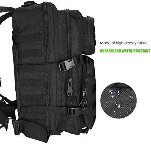 Jolof Store Tactical Assault Backpack – 40L Large MOLLE Rucksack