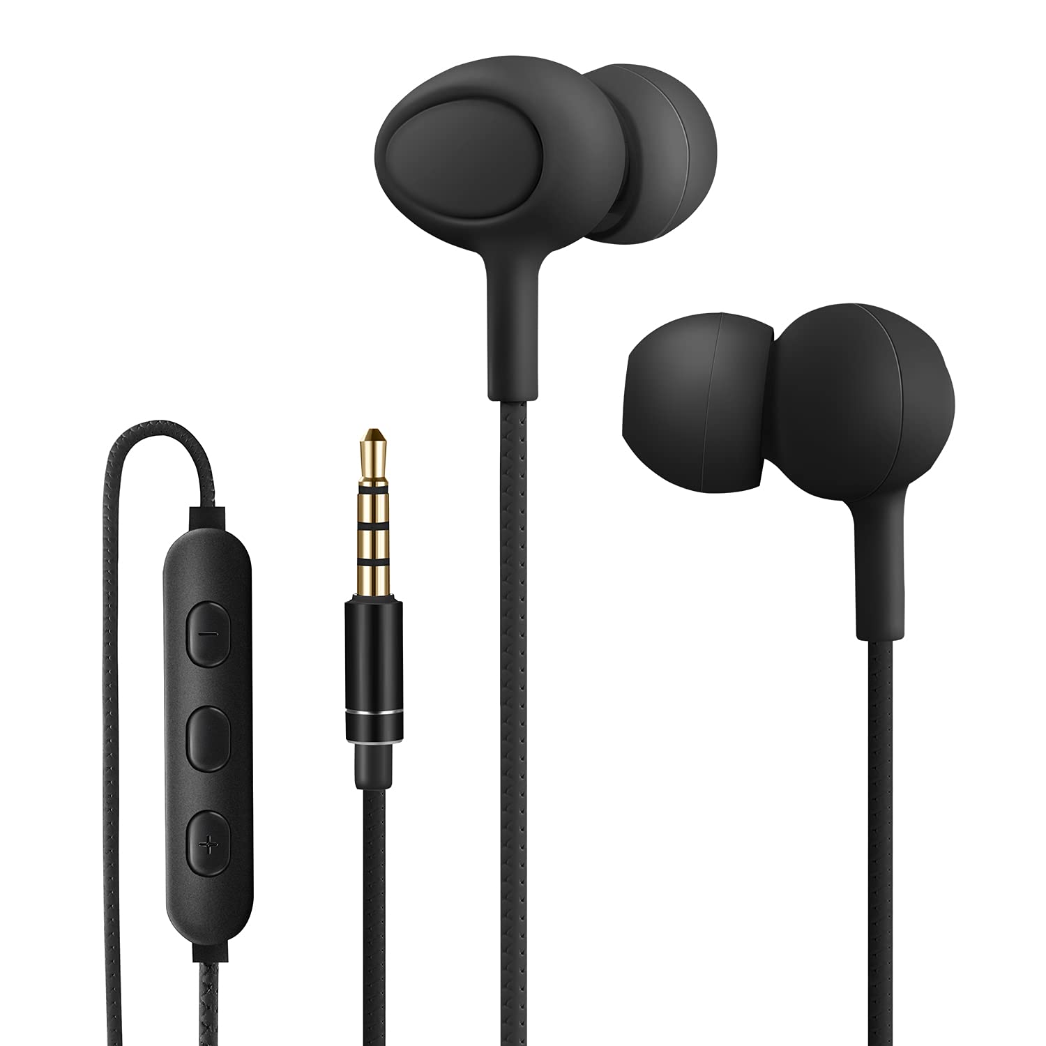 Yiwiso Sleep Headphones – Wired In-Ear Earbuds for Side Sleeping