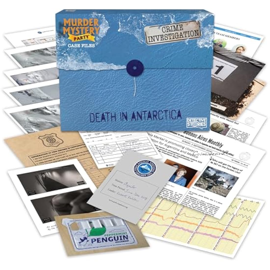 University Games Murder Mystery Case Files: Death In Antarctica