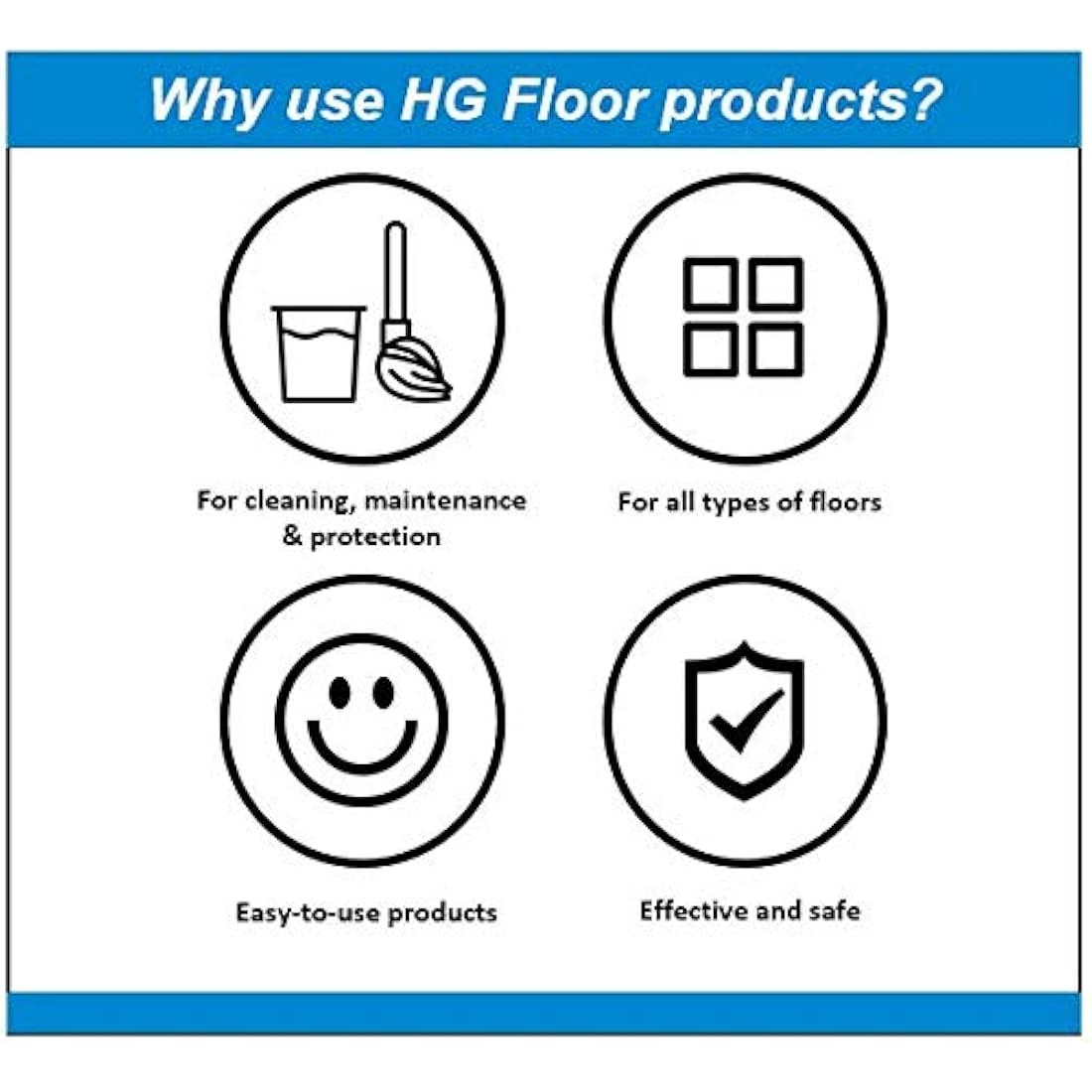 HG Extra Strong Laminate Floor Cleaner | Concentrated Stain Remover - 1L