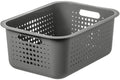 SmartStore 10L Recycled Plastic Storage Basket with handles - Taupe - Sustainable, Stackable and Nestable - 10 Year Guarantee - Medium basket - image 1