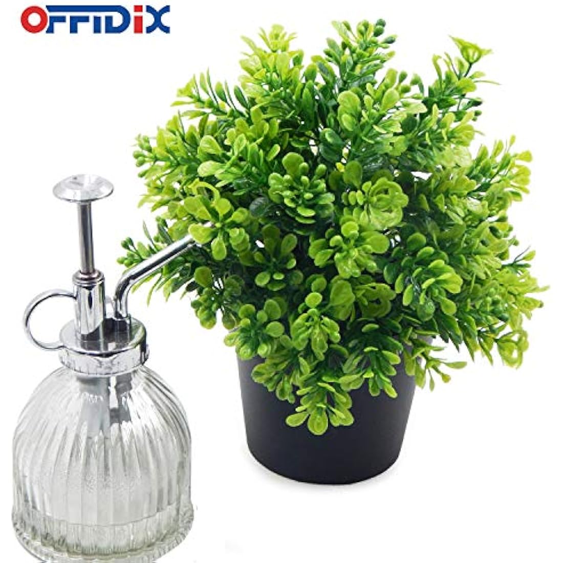 Jolof Store Artificial Eucalyptus Plants - Faux Plastic Greenery with Vase