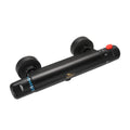 Uten Thermostatic Shower Mixer Valve | Anti Scald Wall Tap - Black