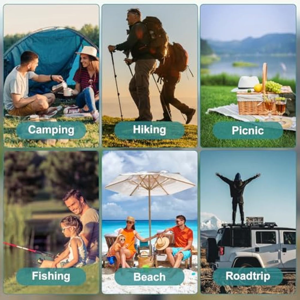 Camping Sleeping Pad | 12cm Thick Inflatable Air Mat