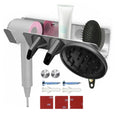 NganSuRong Magnetic Hair Dryer Holder | Wall Mounted Aluminum Stand
