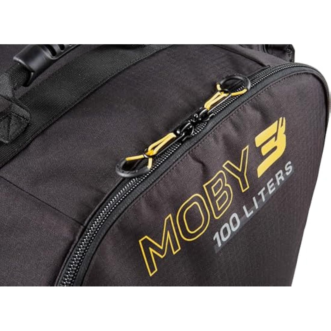 Cressi Moby 3 Scuba Diving Trolley Bag | 100L Wheeled Luggage – Black/Yellow