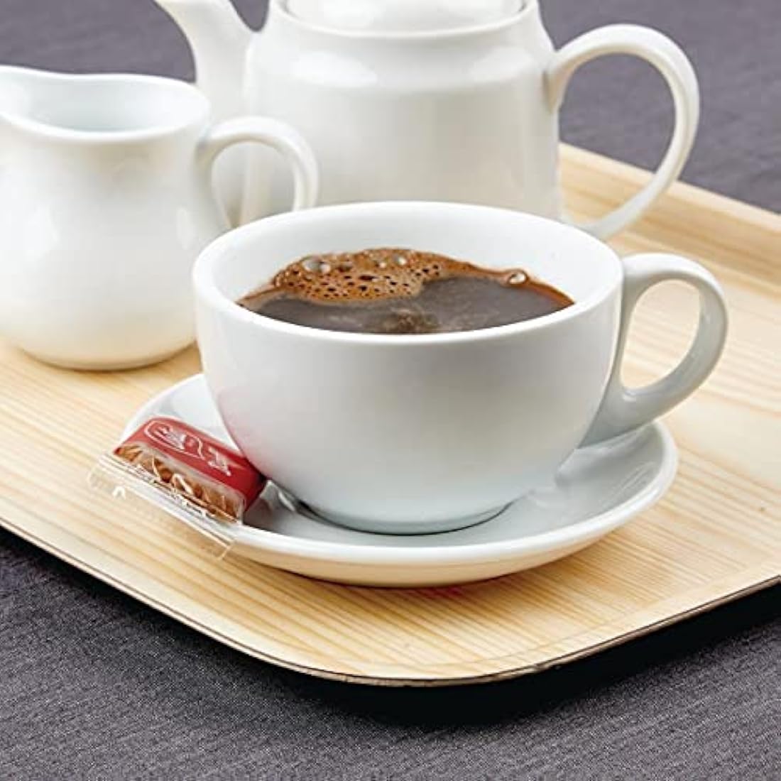 Olympia Athena Vitrified Cappuccino Cups - 285ml 10oz (Pack of 12)