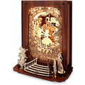 FUNPOLA Alice in Wonderland 3D Wooden Puzzle LED Nightlight DIY Kit