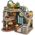 CUTEBEE Magic House DIY Miniature Dollhouse Kit with Dust Cover