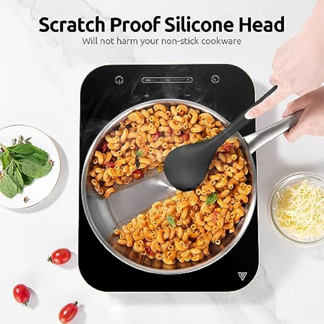 U-Taste 5-Piece Silicone Kitchen Utensil Set | 315℃ Heat Resistant - Black