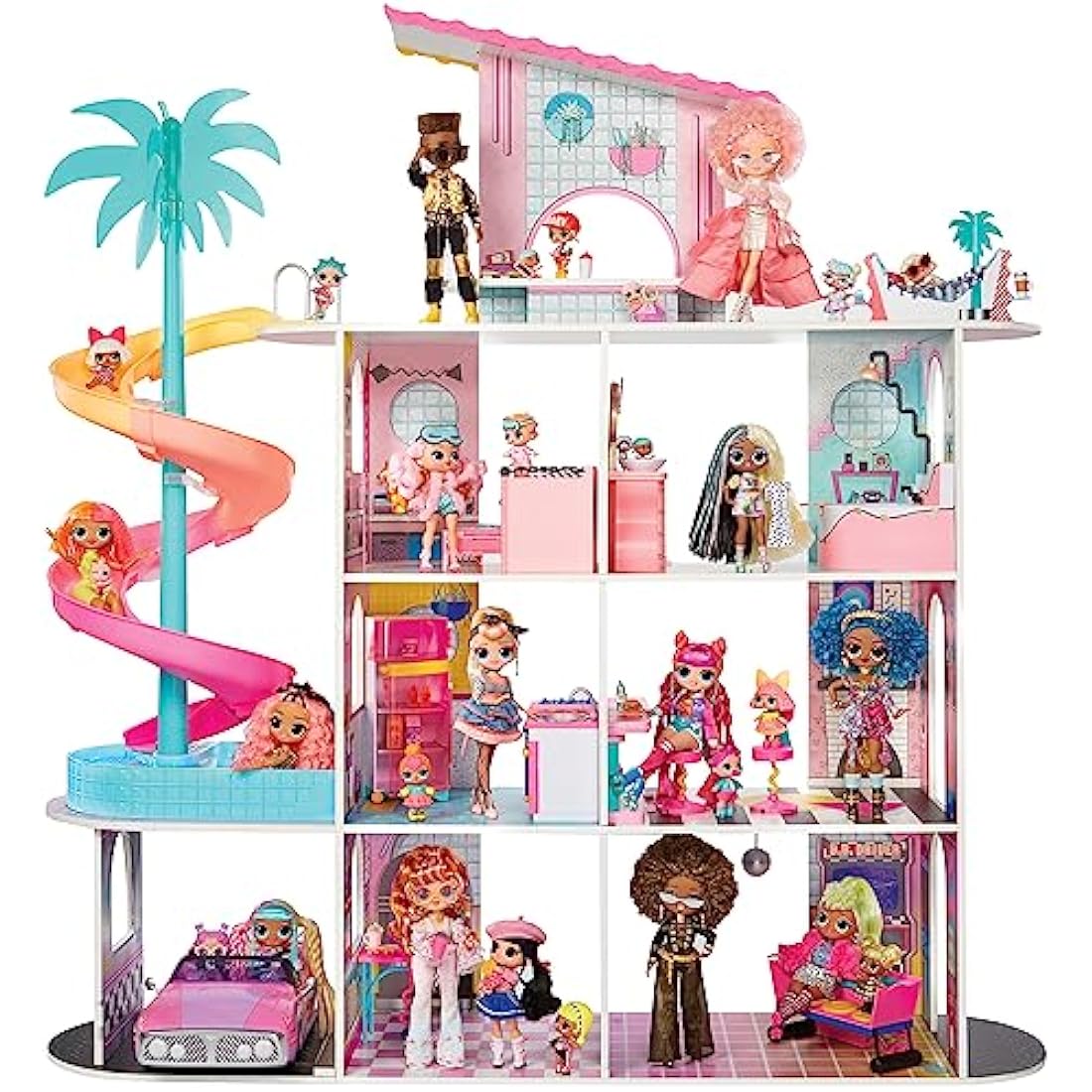 L.O.L. Surprise OMG Fashion House – Real Wood Dollhouse with 85+ Surprises