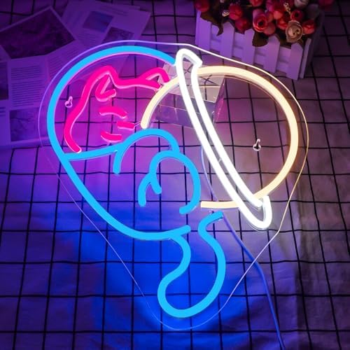 Horseneon Astronomical Cat Neon Sign – Dimmable LED Wall Decor