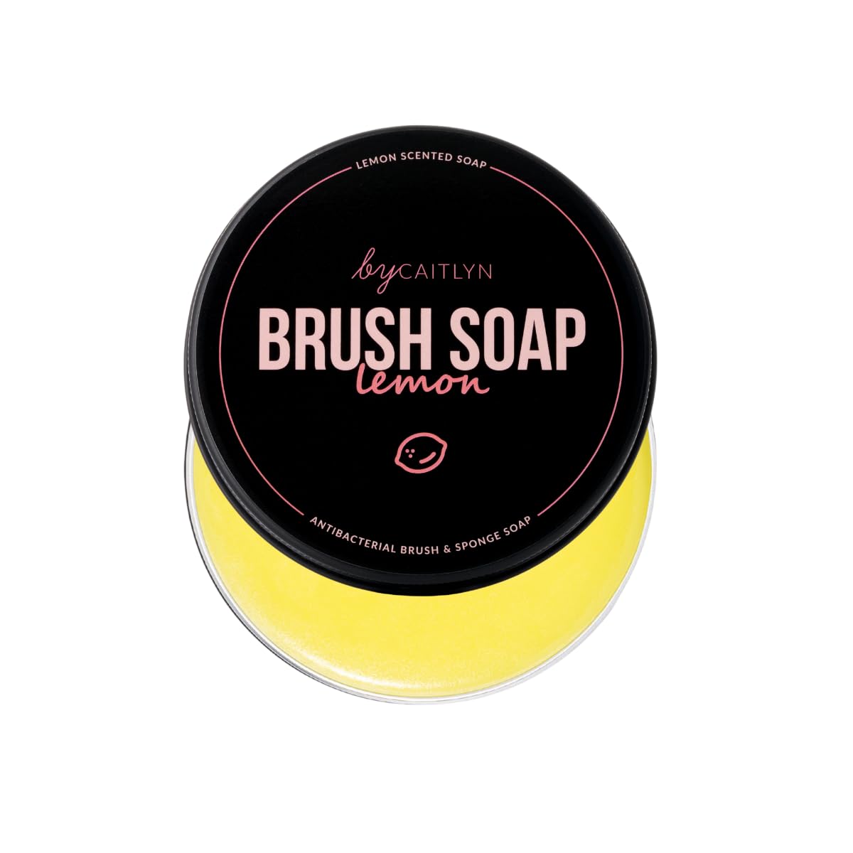 By Caitlyn Antibacterial Makeup Brush & Sponge Cleansing Soap - Lemon