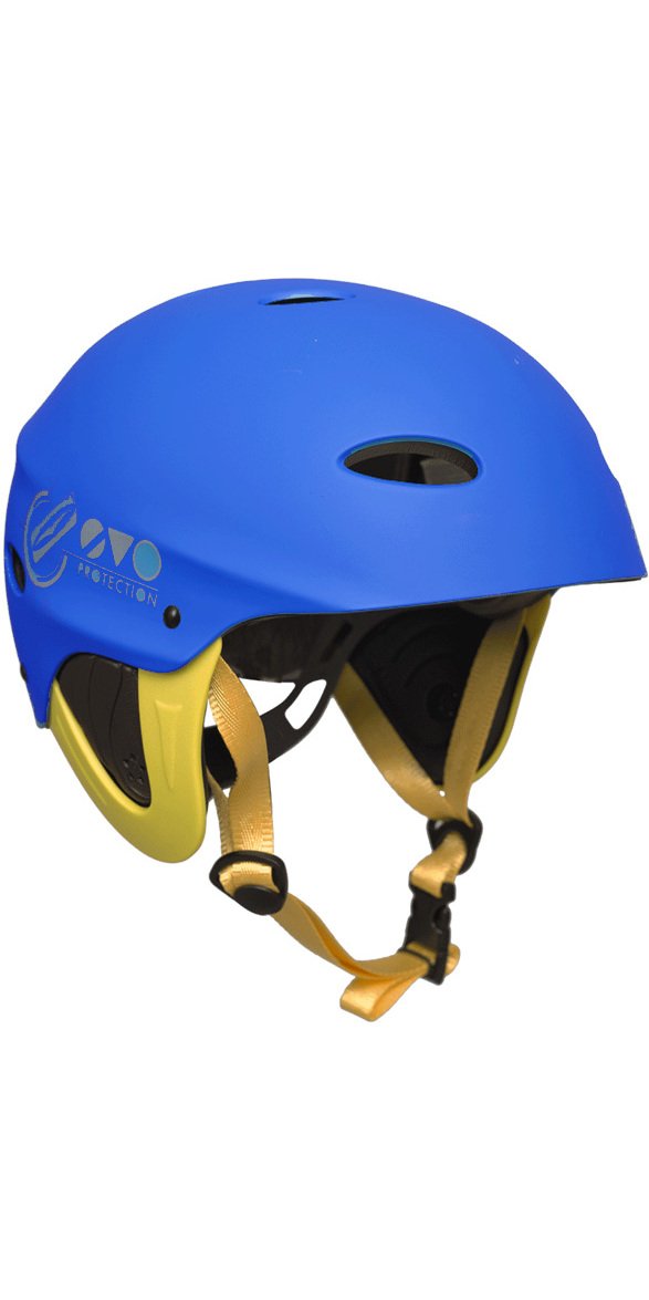 Gul Evo Watersports Helmet – ABS Impact Protection – Blue Fluro Yellow