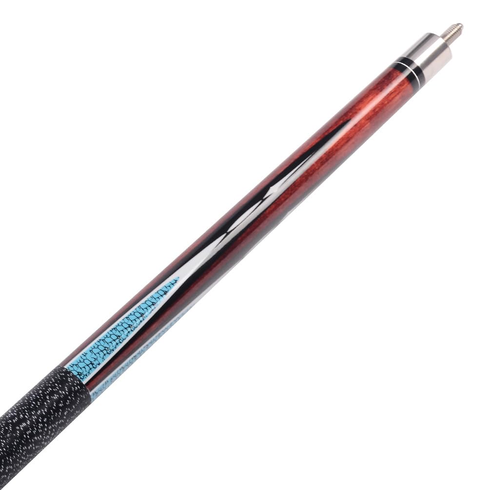 CUESOUL 58 Inch Maple Billiard Pool Cue | 19oz 1/2 Jointed Stick