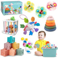 6-in-1 Montessori Baby Sensory Toys & Teething Set (6-12 Months)
