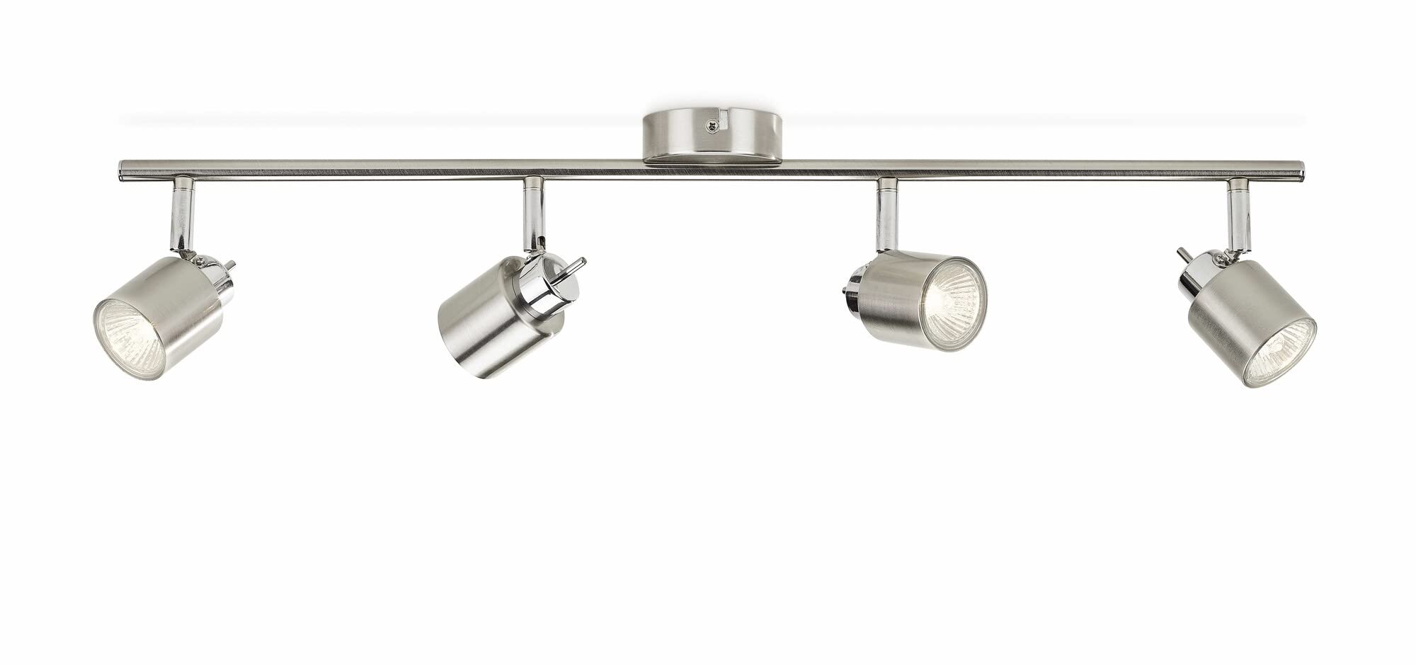 Philips Meranti Lampada a 4 Faretti in Metallo Nichel – Attacco GU10