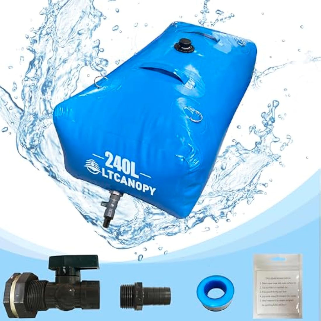 LtcAnopy Collapsible Water Bladder – 240L PVC Storage Tank for Agriculture