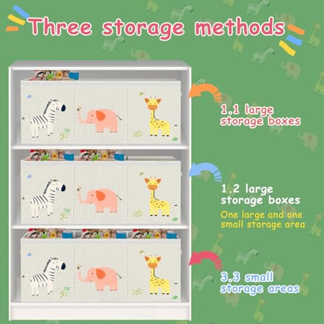 Extra Large Toy Box – 130L Collapsible Toy Chest Organizer