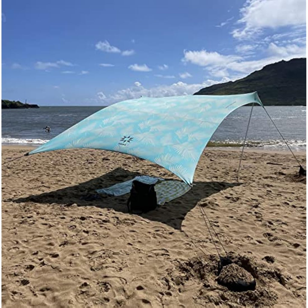 Neso Tents Grande Beach Tent | UPF 50+ Sun Shelter with Cooler Pocket