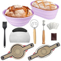 Sourdough Starter Kit – 9" & 10" Silicone Proofing Baskets
