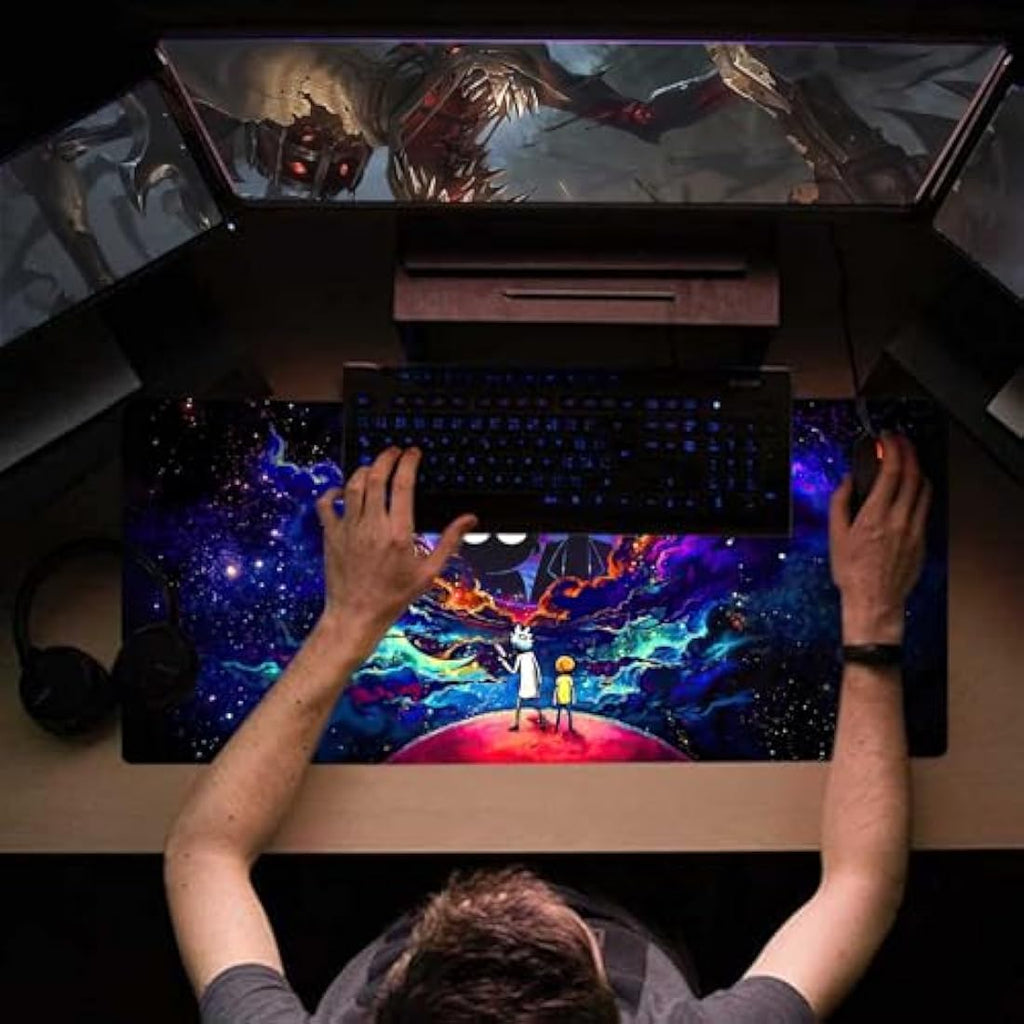 Jolof Store XXL Gaming Mouse Pad – Anime Night Sky Non-Slip Desk Mat