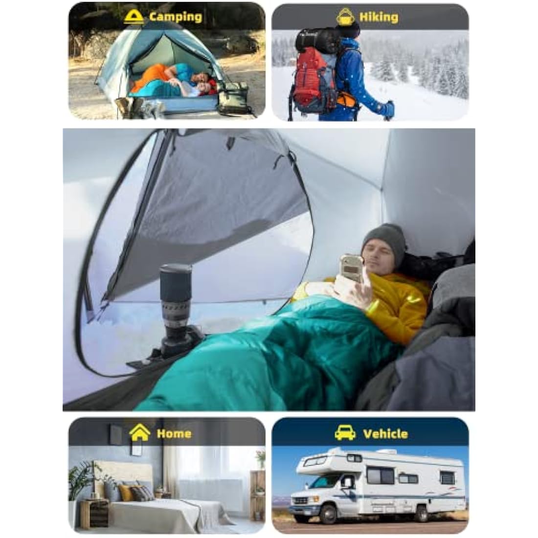 Bessport Mummy Sleeping Bag – 4 Season Ultralight Camping Gear