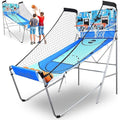 SereneLife Dual Shot Basketball Arcade Game – Foldable Indoor Hoop
