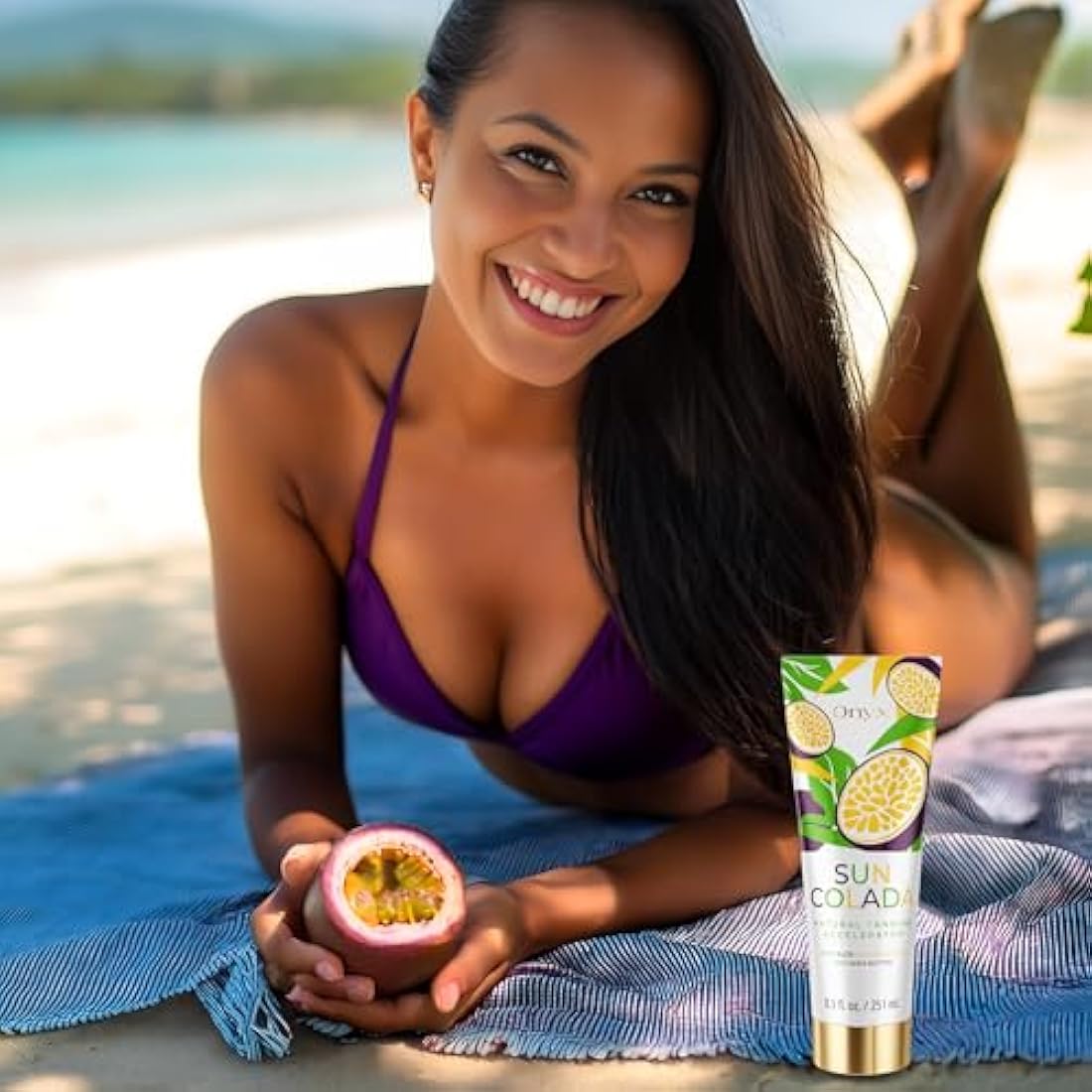 Onyx Suncolada Natural Tanning Accelerator | Bronzer-Free Lotion