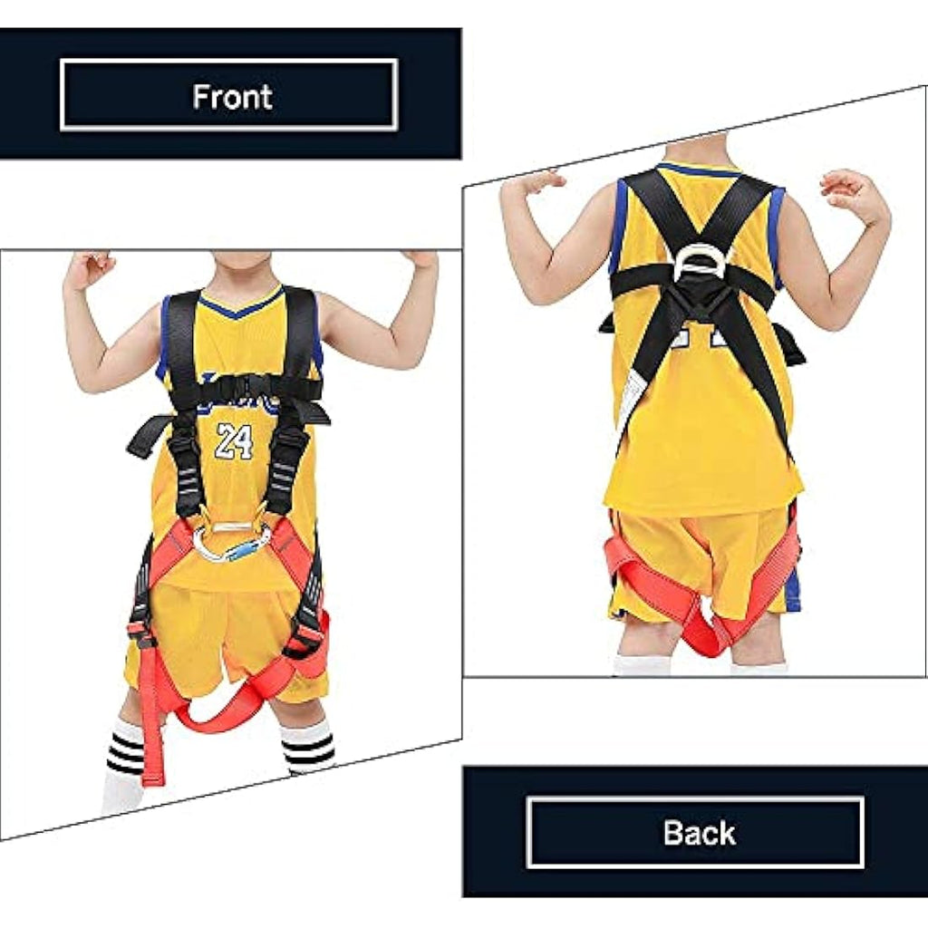 NewDoar Full Body Climbing Harness for Teens – CE Certified Safety Gear