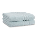Catherine Lansfield Zero Twist Cotton Bath Sheet Pair - Duck Egg Blue