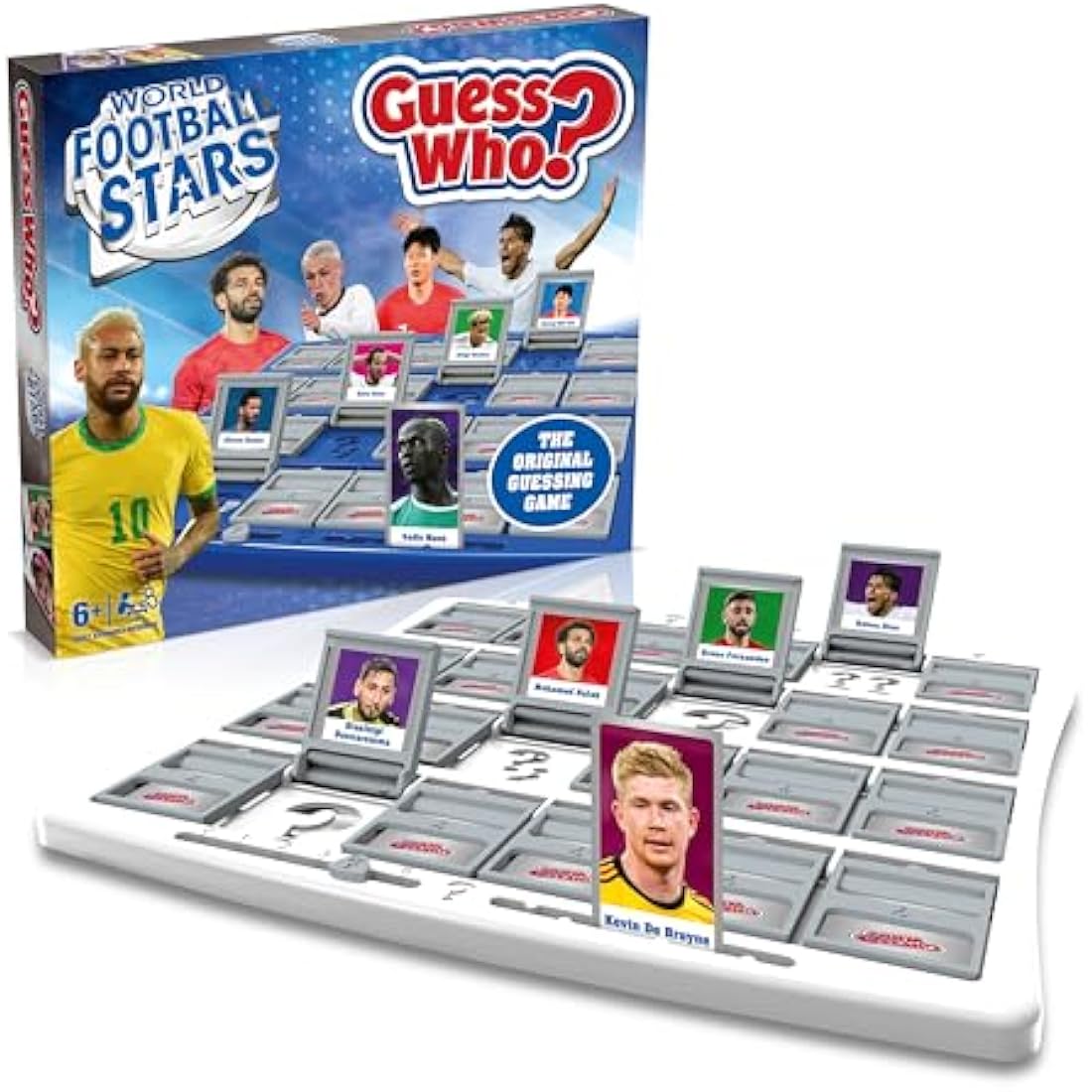 Winning Moves World Football Stars Guess Who? Board Game - 2 Player Kids Toy